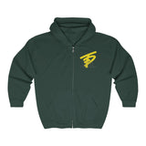 Two Dog Tough™ Classic Pitbull Silhouette Zip Hoodie