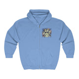 A.R.F. Project Stack Graffiti Style with Blocks Unisex Heavy Blend™ Full Zip Hooded Sweatshirt