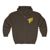 Two Dog Tough™ Classic Pitbull Silhouette Zip Hoodie
