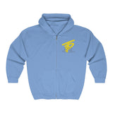 Two Dog Tough™ Classic Pitbull Silhouette Zip Hoodie