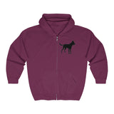 Malinois Silhouette Zip-Hoodie