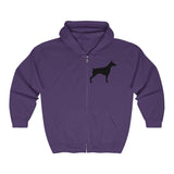 Doberman Pinscher Silhouette Zip-Hoodie