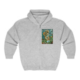 Two Dog Tough™ Smiling Pitbull Full Zip Hooded Sweatshirt
