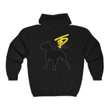 Two Dog Tough™ Classic Pitbull Silhouette Zip Hoodie