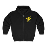 Two Dog Tough™ Classic Pitbull Silhouette Zip Hoodie