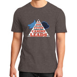 District T-Shirt (on man) Heather brown TWO DOG TOUGH LLC