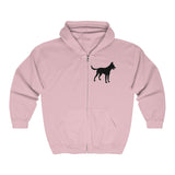 Malinois Silhouette Zip-Hoodie