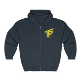 Two Dog Tough™ Classic Pitbull Silhouette Zip Hoodie