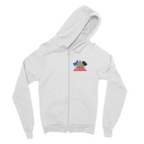 Two Dog Tough™ Pug Kiss Fine Jersey Zip Hoodie