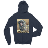 TWO DOG TOUGH™ "LU LU THE PUG" Kids Zip Hoodie