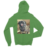 TWO DOG TOUGH™ "LU LU THE PUG" Kids Zip Hoodie