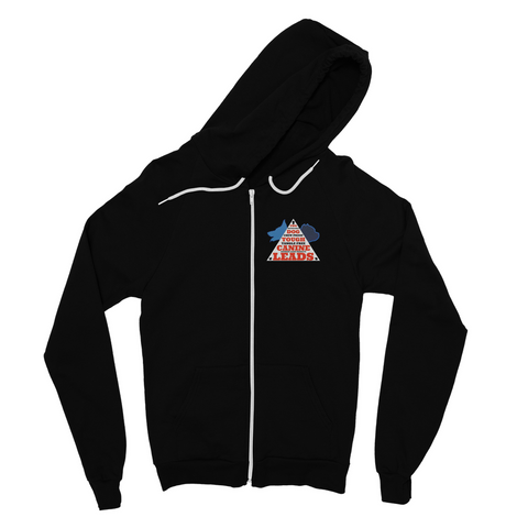 Two Dog Tough™ Pug Kiss Fine Jersey Zip Hoodie
