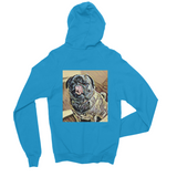 TWO DOG TOUGH™ "LU LU THE PUG" Kids Zip Hoodie
