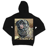 Two Dog Tough™ Pug Kiss Fine Jersey Zip Hoodie