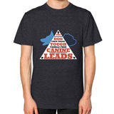Unisex T-Shirt (on man) Tri-Blend Black TWO DOG TOUGH LLC