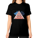 Unisex T-Shirt (on woman) Black TWO DOG TOUGH LLC