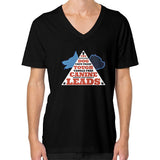 V-Neck (on man) Black TWO DOG TOUGH LLC