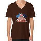 V-Neck (on man) Brown TWO DOG TOUGH LLC