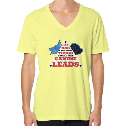 V-Neck (on man) Lemon TWO DOG TOUGH LLC