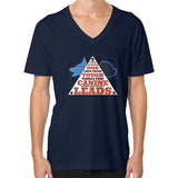V-Neck (on man) Navy TWO DOG TOUGH LLC