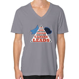 V-Neck (on man) Slate TWO DOG TOUGH LLC