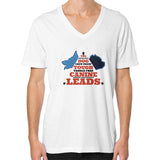 V-Neck (on man) White TWO DOG TOUGH LLC