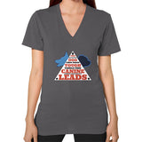 V-Neck (on woman) Asphalt TWO DOG TOUGH LLC