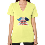V-Neck (on woman) Lemon TWO DOG TOUGH LLC