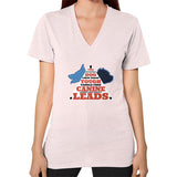 V-Neck (on woman) Light pink TWO DOG TOUGH LLC