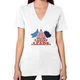 V-Neck (on woman) White TWO DOG TOUGH LLC