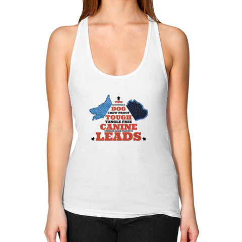 Women's Racerback Tank White TWO DOG TOUGH LLC