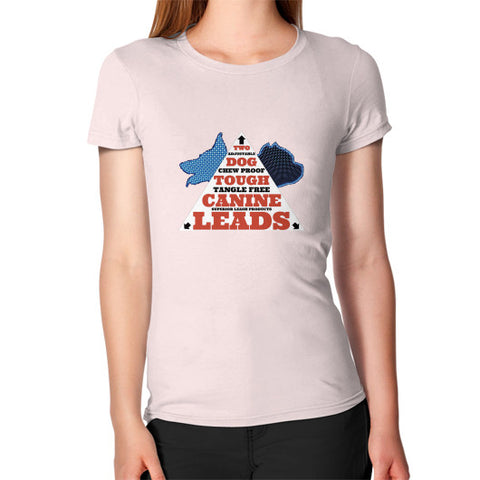 Women's T-Shirt Light pink TWO DOG TOUGH LLC
