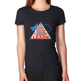 Women's T-Shirt Tri-Blend Black TWO DOG TOUGH LLC